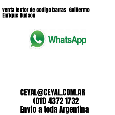 venta lector de codigo barras 	Guillermo Enrique Hudson