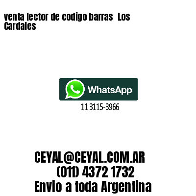 venta lector de codigo barras 	Los Cardales