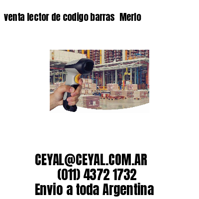 venta lector de codigo barras 	Merlo