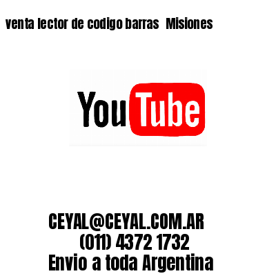 venta lector de codigo barras 	Misiones