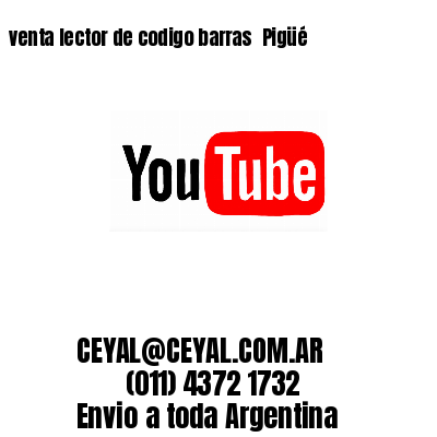 venta lector de codigo barras 	Pigüé