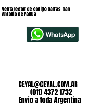 venta lector de codigo barras 	San Antonio de Padua
