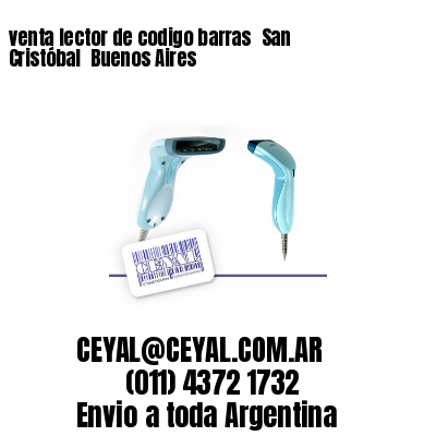 venta lector de codigo barras 	San Cristóbal  Buenos Aires