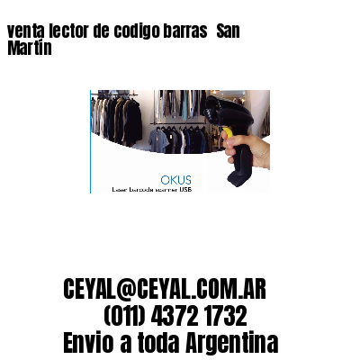 venta lector de codigo barras 	San Martín
