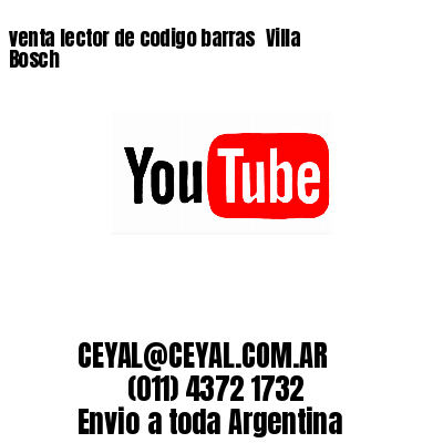 venta lector de codigo barras Villa Bosch