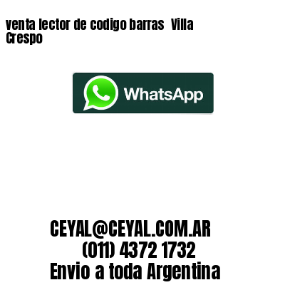 venta lector de codigo barras Villa Crespo