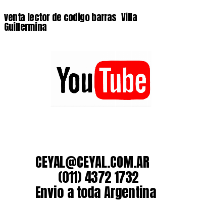 venta lector de codigo barras Villa Guillermina