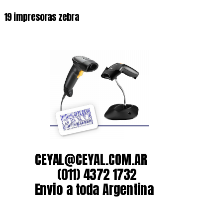 19 impresoras zebra