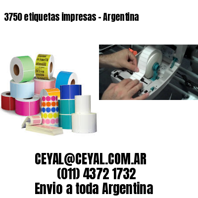 3750 etiquetas impresas – Argentina