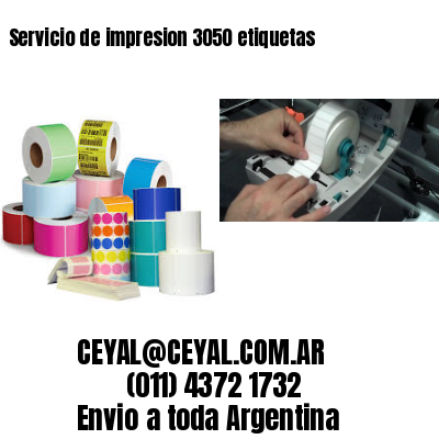 Servicio de impresion 3050 etiquetas