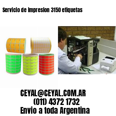 Servicio de impresion 3150 etiquetas