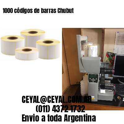 1000 códigos de barras Chubut