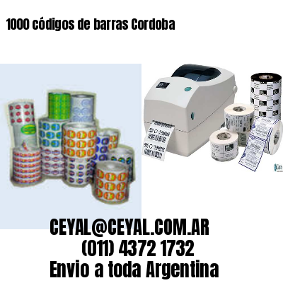 1000 códigos de barras Cordoba