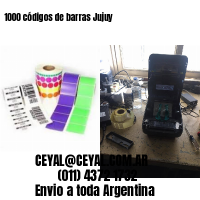 1000 códigos de barras Jujuy