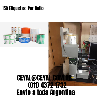 150 Etiquetas  Por Rollo