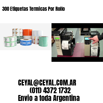 300 Etiquetas Termicas Por Rollo