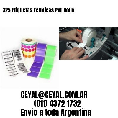 325 Etiquetas Termicas Por Rollo