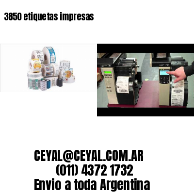 3850 etiquetas impresas