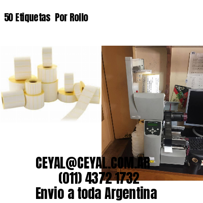 50 Etiquetas  Por Rollo