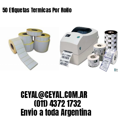 50 Etiquetas Termicas Por Rollo