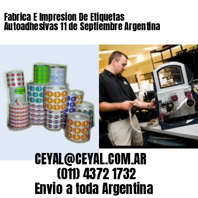 Fabrica E Impresion De Etiquetas Autoadhesivas 11 de Septiembre Argentina