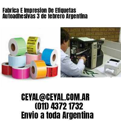 Fabrica E Impresion De Etiquetas Autoadhesivas 3 de febrero Argentina