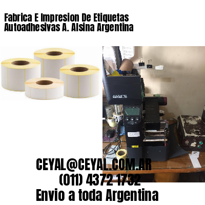 Fabrica E Impresion De Etiquetas Autoadhesivas A. Alsina Argentina