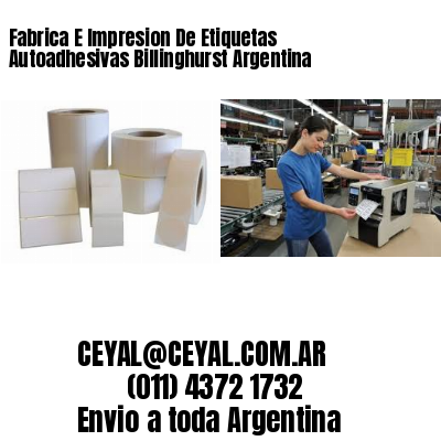Fabrica E Impresion De Etiquetas Autoadhesivas Billinghurst Argentina