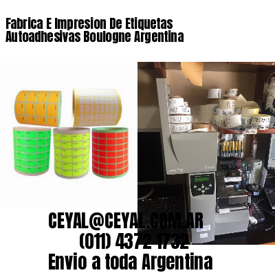 Fabrica E Impresion De Etiquetas Autoadhesivas Boulogne Argentina