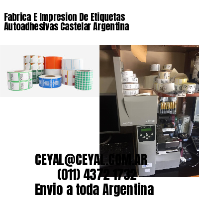 Fabrica E Impresion De Etiquetas Autoadhesivas Castelar Argentina