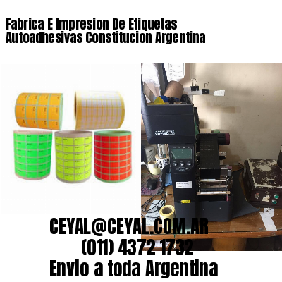 Fabrica E Impresion De Etiquetas Autoadhesivas Constitucion Argentina