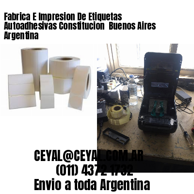 Fabrica E Impresion De Etiquetas Autoadhesivas Constitucion  Buenos Aires Argentina