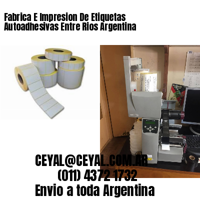 Fabrica E Impresion De Etiquetas Autoadhesivas Entre Rios Argentina