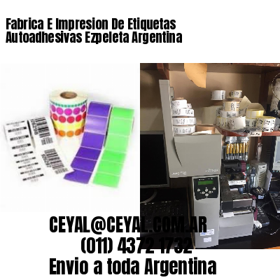Fabrica E Impresion De Etiquetas Autoadhesivas Ezpeleta Argentina