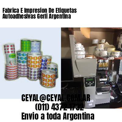 Fabrica E Impresion De Etiquetas Autoadhesivas Gerli Argentina