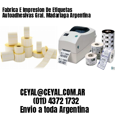 Fabrica E Impresion De Etiquetas Autoadhesivas Gral. Madariaga Argentina