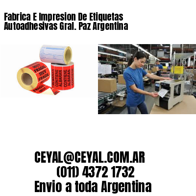 Fabrica E Impresion De Etiquetas Autoadhesivas Gral. Paz Argentina