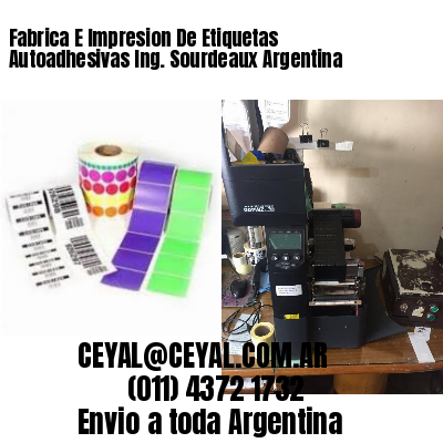 Fabrica E Impresion De Etiquetas Autoadhesivas Ing. Sourdeaux Argentina