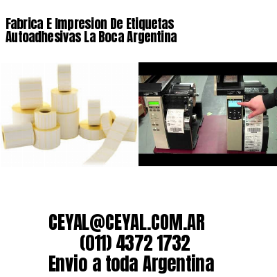 Fabrica E Impresion De Etiquetas Autoadhesivas La Boca Argentina