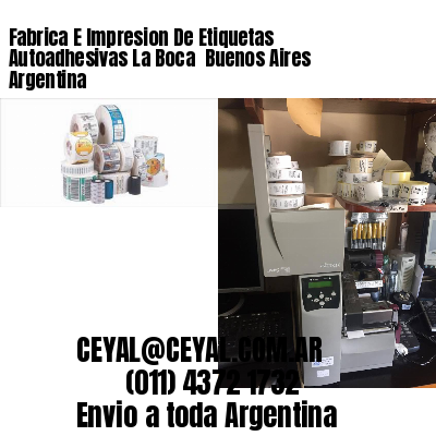 Fabrica E Impresion De Etiquetas Autoadhesivas La Boca  Buenos Aires Argentina