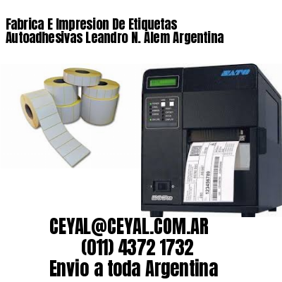 Fabrica E Impresion De Etiquetas Autoadhesivas Leandro N. Alem Argentina