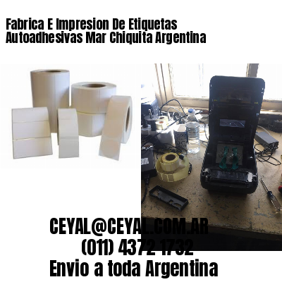 Fabrica E Impresion De Etiquetas Autoadhesivas Mar Chiquita Argentina