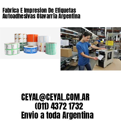 Fabrica E Impresion De Etiquetas Autoadhesivas Olavarría Argentina