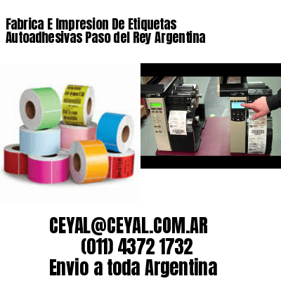 Fabrica E Impresion De Etiquetas Autoadhesivas Paso del Rey Argentina