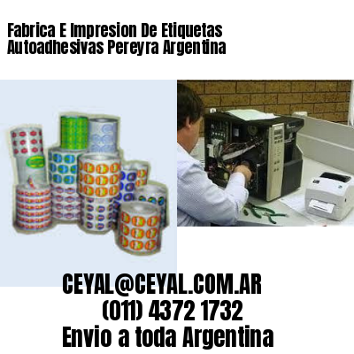 Fabrica E Impresion De Etiquetas Autoadhesivas Pereyra Argentina