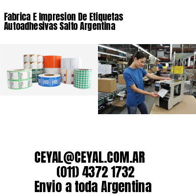 Fabrica E Impresion De Etiquetas Autoadhesivas Salto Argentina