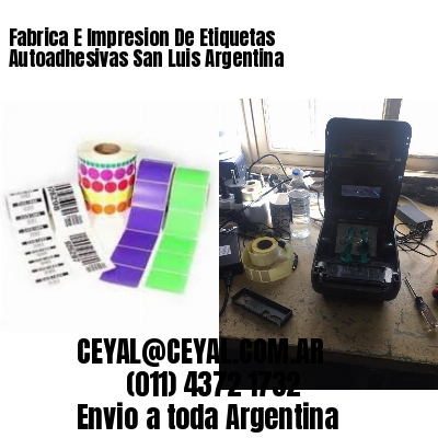 Fabrica E Impresion De Etiquetas Autoadhesivas San Luis Argentina