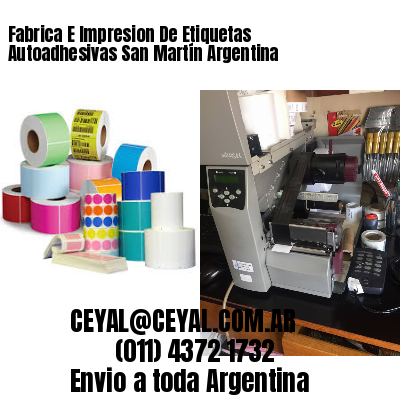 Fabrica E Impresion De Etiquetas Autoadhesivas San Martín Argentina