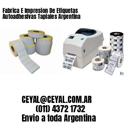 Fabrica E Impresion De Etiquetas Autoadhesivas Tapiales Argentina