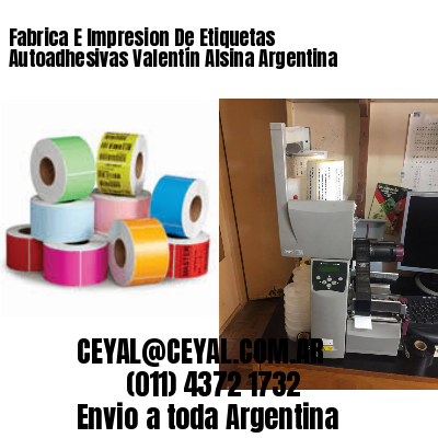 Fabrica E Impresion De Etiquetas Autoadhesivas Valentín Alsina Argentina